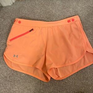 Under Armour size small orange workout short